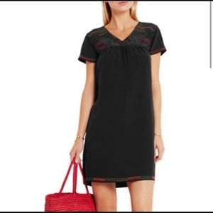 Madewell Embroidered Colorstitch Mini Dress